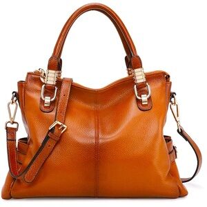 Soft women Genuine Leather Purse and handbag
 Satchel Tote shoulder bag